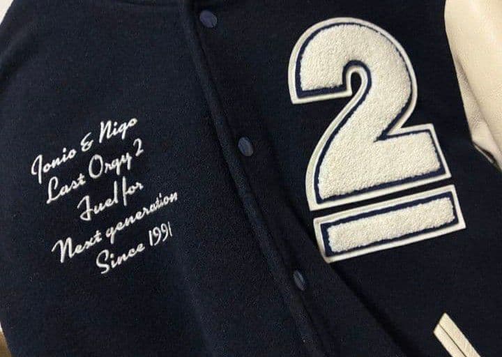 HUMAN MADE × UNDERCOVER LO2 スタジャン XLネイビー