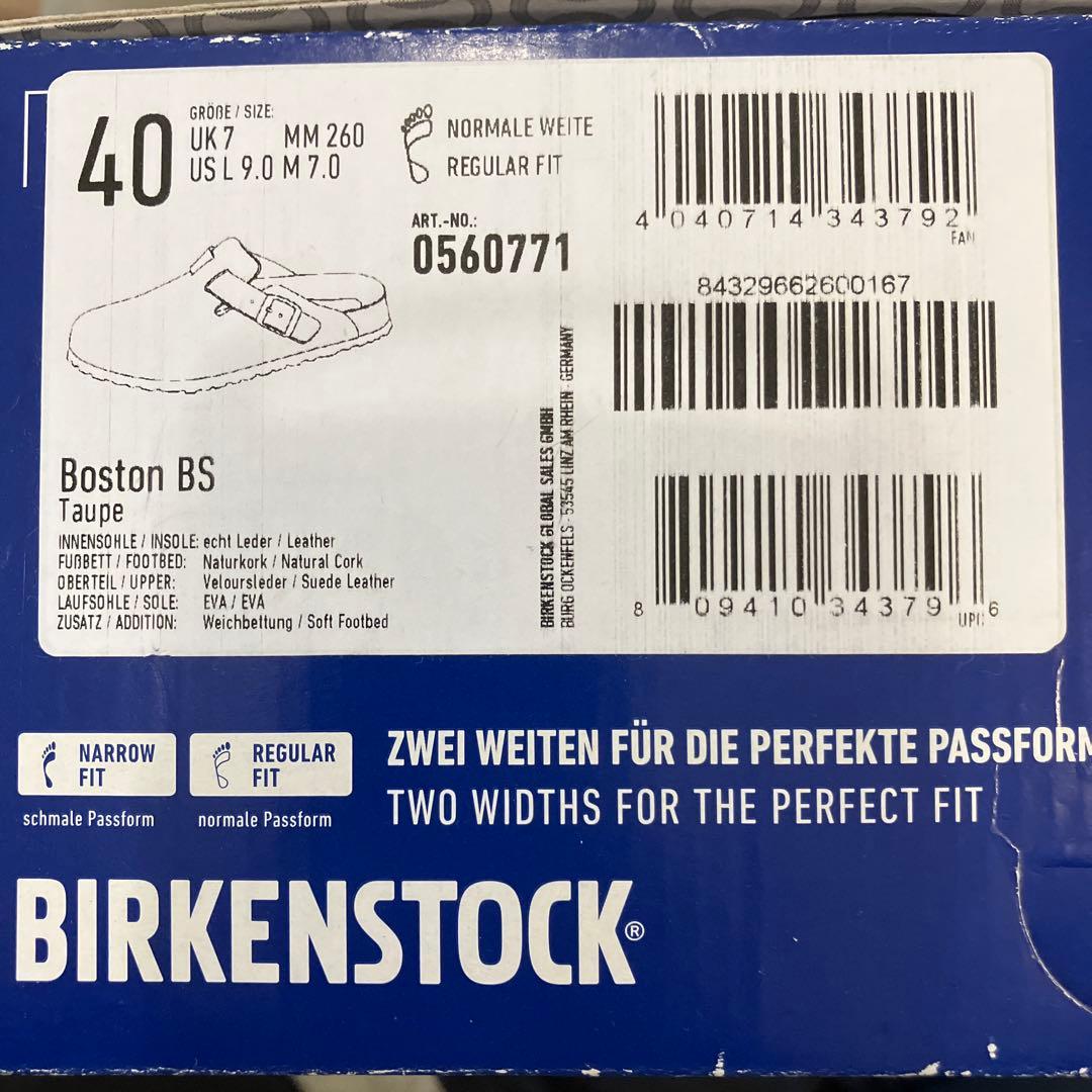 ☆BIRKENSTOCK ビルケンシュトック　ボストン BS 40 26cm☆
