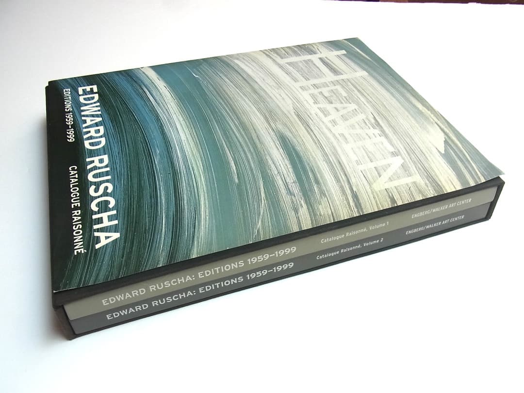 Edward Ruscha エドワード・ルシェ／カタログレゾネ 函付き２冊組