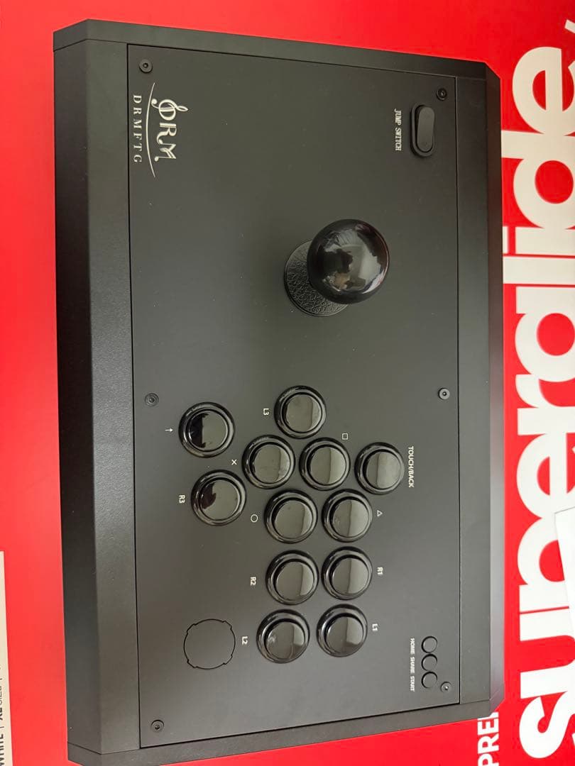 DRMFTG JS アーケードコントローラー　天板クリアパネル付き