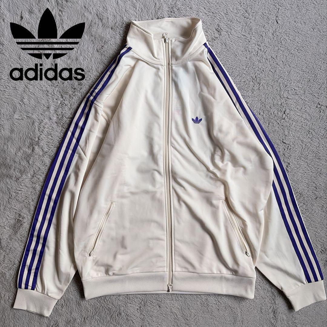 新品 adidas オリジナルス トラックジャケット アイボリー ホワイト XL