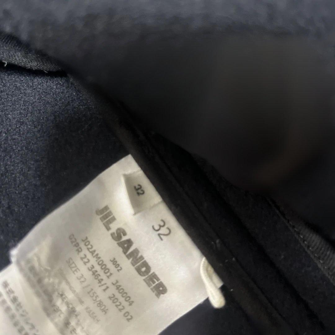 JIL SANDER ウールネイビーコート