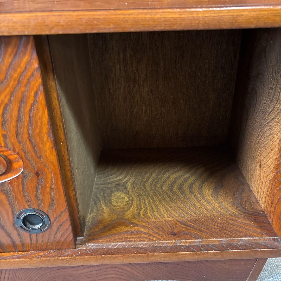 和家具 昭和レトロ　茶箪笥 茶棚 飾り棚 違い棚茶道具