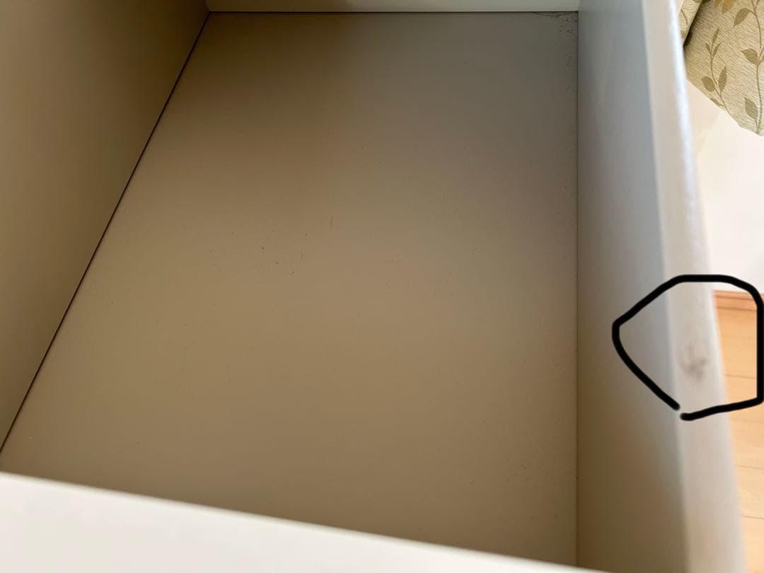 【送料込】IKEA マルム チェスト 引き出し6つ ④