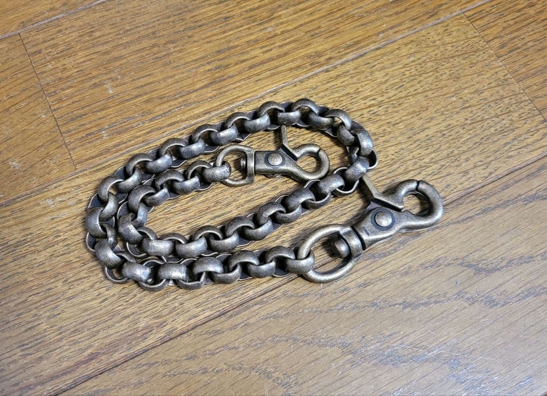 BACKDROP バックドロップ　ブラス　ウォレットチェーン　ボールチェーン