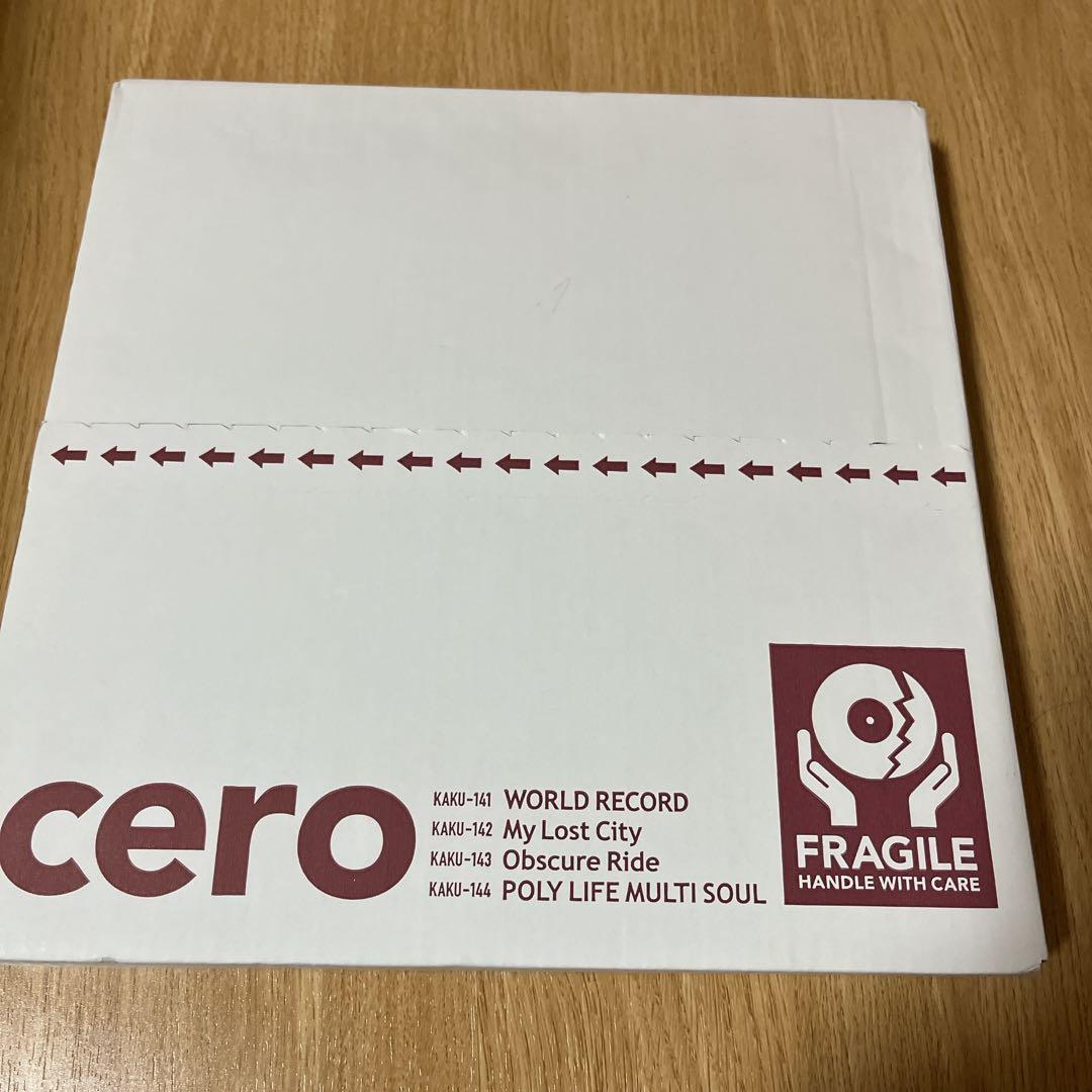【サイン入り】cero レコード BOXセット