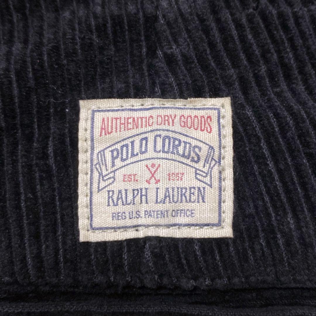 当日発送フォロー割　初期タグ　USA製　ポロチノ　コーデュロイ　ブラック