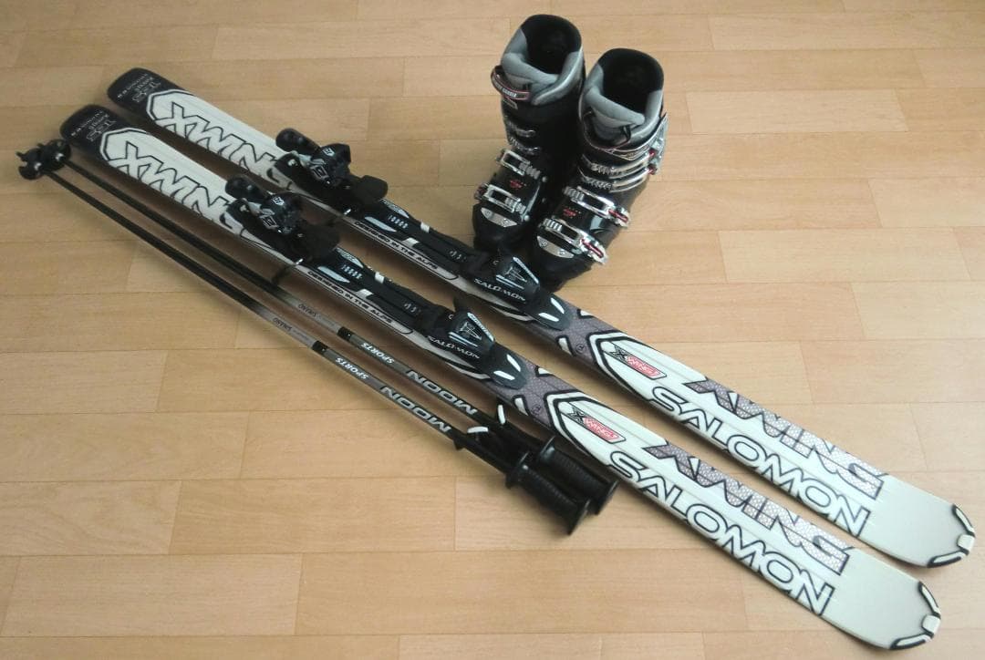 ■■11月限定■送料無料■サロモンメンズスキー4点セット165/27-27.5■