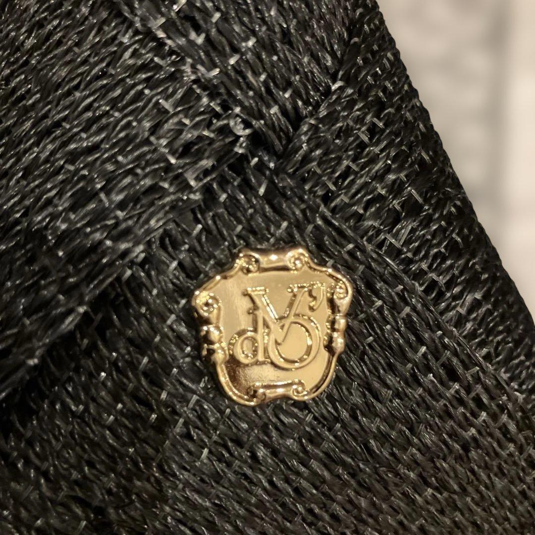 ヴィオラドーロ　かご　バッグ　ブラック　アバカv-8486 MIRO 肩掛け