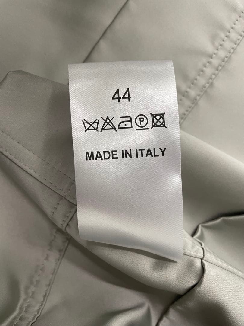 18AW RAF SIMONS ショートキャバンコート ブルー サイズ44