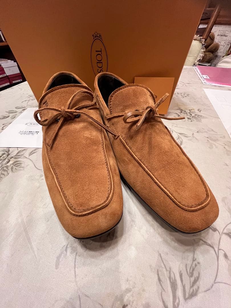 TOD’S トッズ　メンズ　スウェード　7