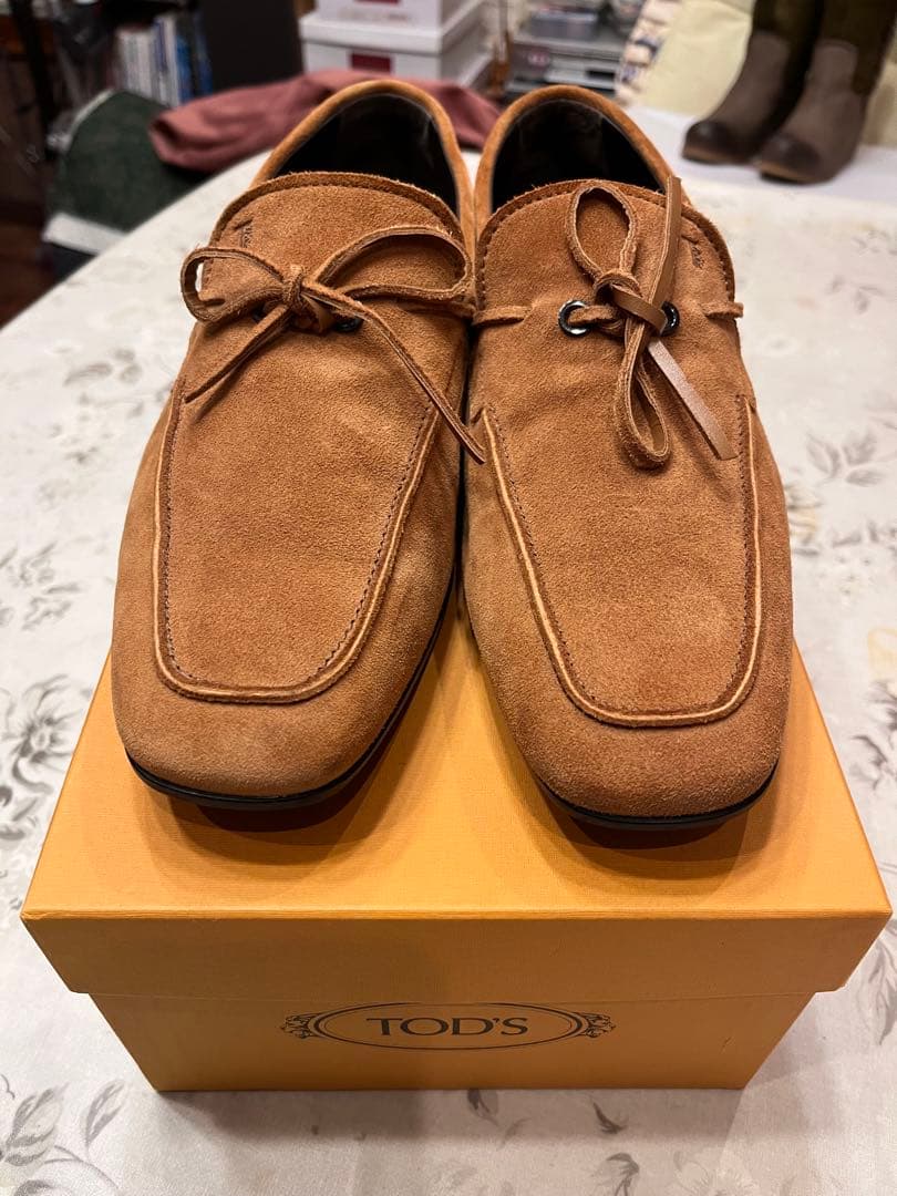 TOD’S トッズ　メンズ　スウェード　7