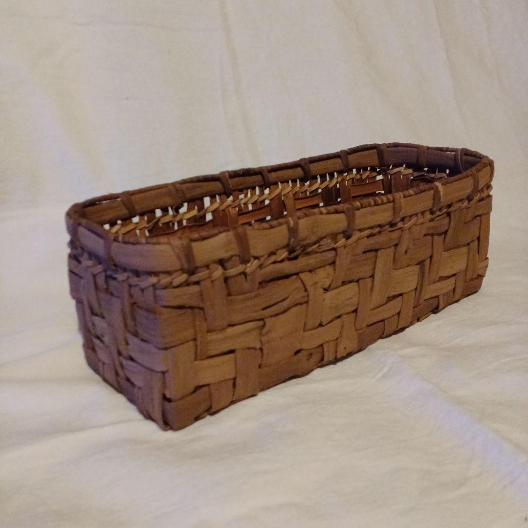 国産山葡萄　下籠　小物入れ　大