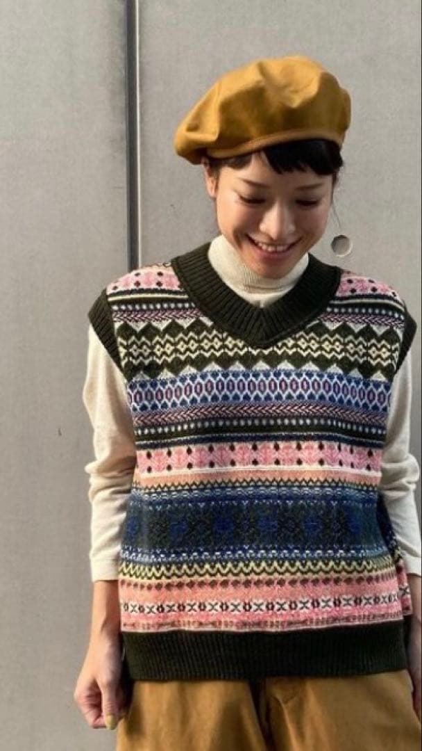 45r ノルディックジャガードの908馬ベスト