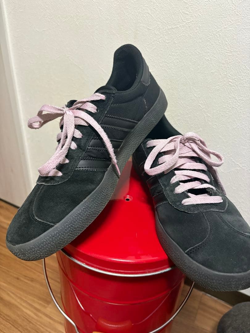 adidas gazelle adv ブラック スケボー　28.5