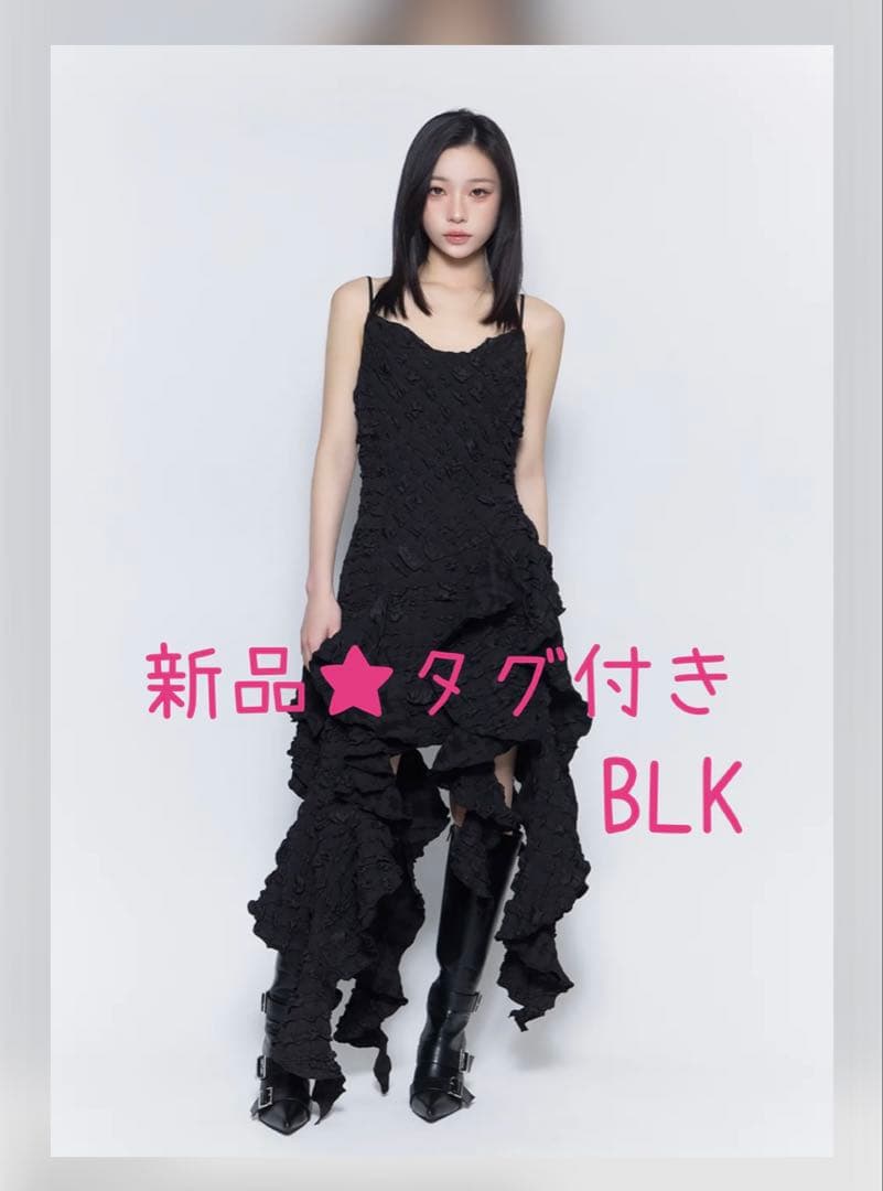 新品★タグ付き　fleur camisole dress ブラック