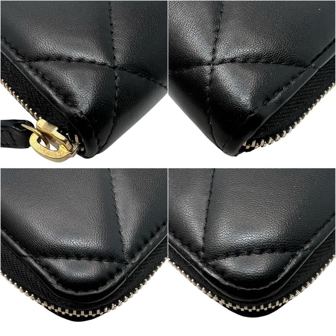 queenCHANEL シャネル 19 ディズヌフ ラウンドジップ長財布