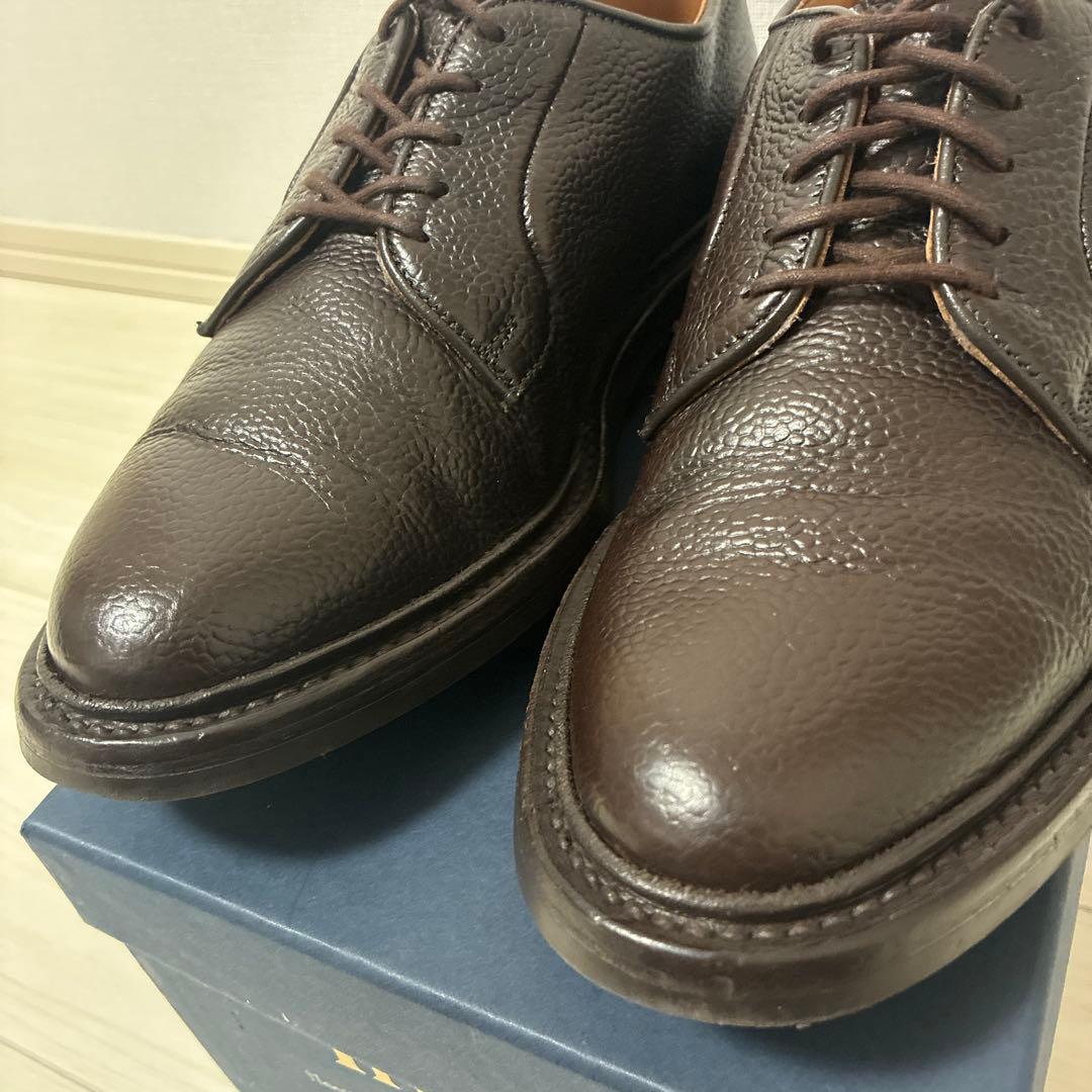 トリッカーズ　ロバート　プレーントゥ　グレインレザー　ブラウン　UK6.0
