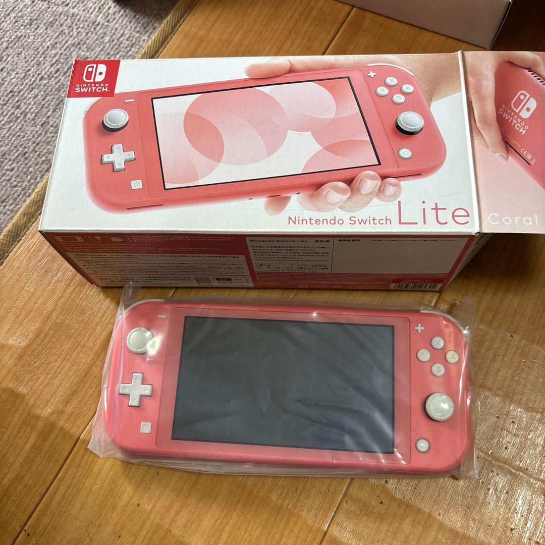 Nintendo Switch Lite コーラル 本体+ソフト３個