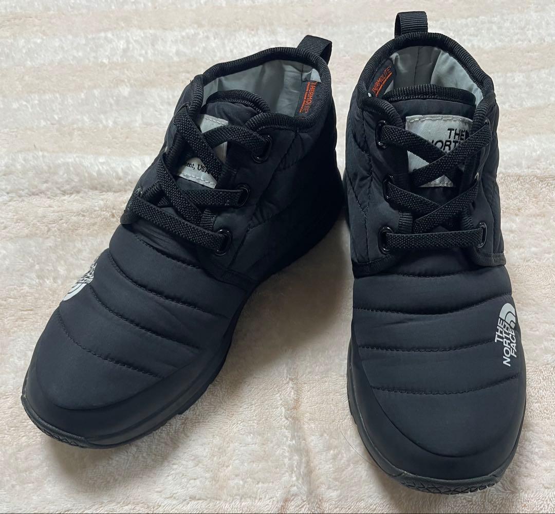 ノースフェイス ヌプシトラクションライトチャッカブーツ ブラック 24cmUS6