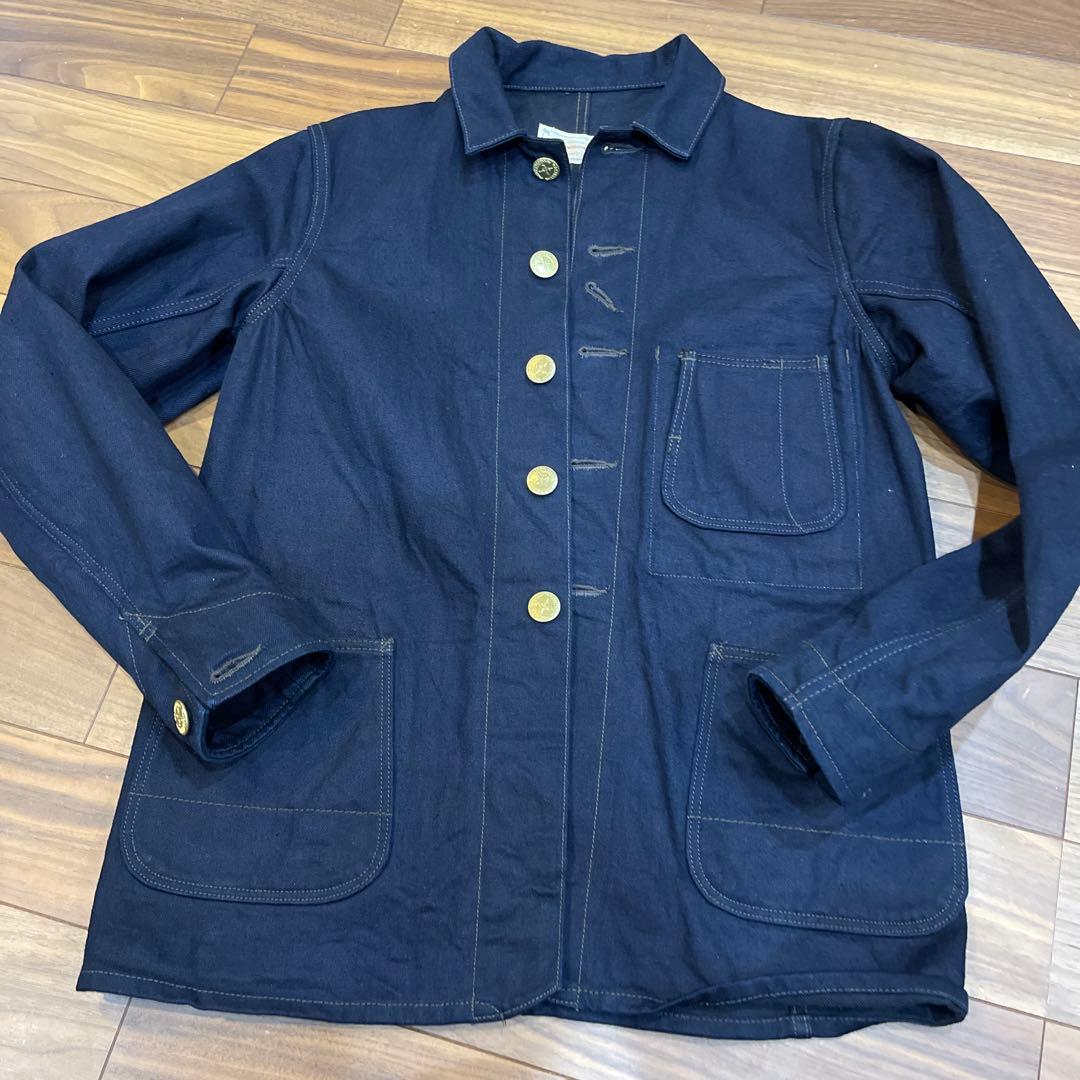 デニム　カバーオール　THREE KINGDOMS OVERALLS