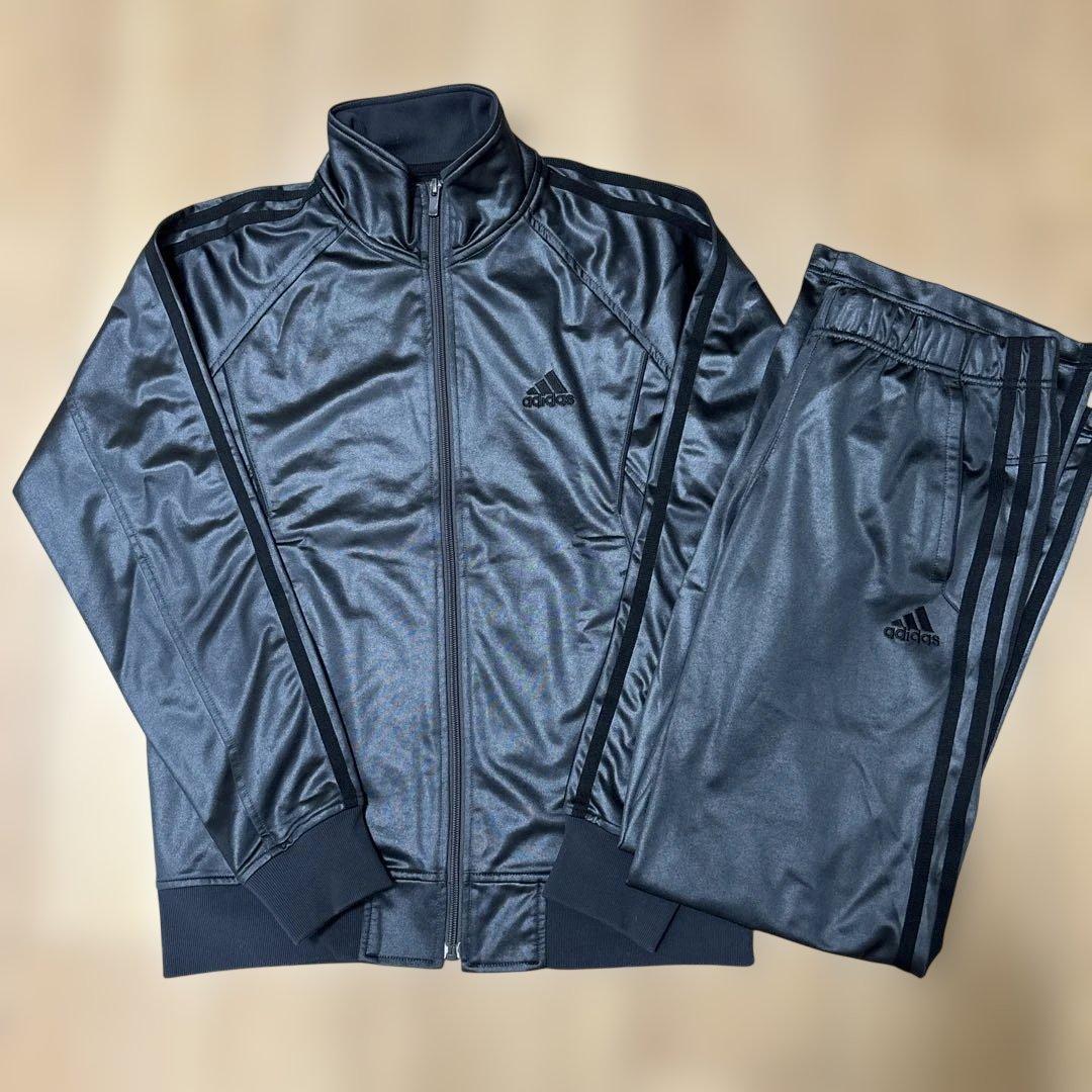 和*久様 【希少】アディダス トラックジャケットセットアップブラックコーティング