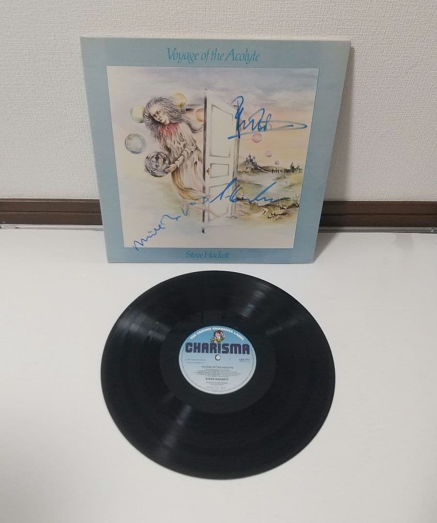 Steve Hackett サイン入り LPレコード