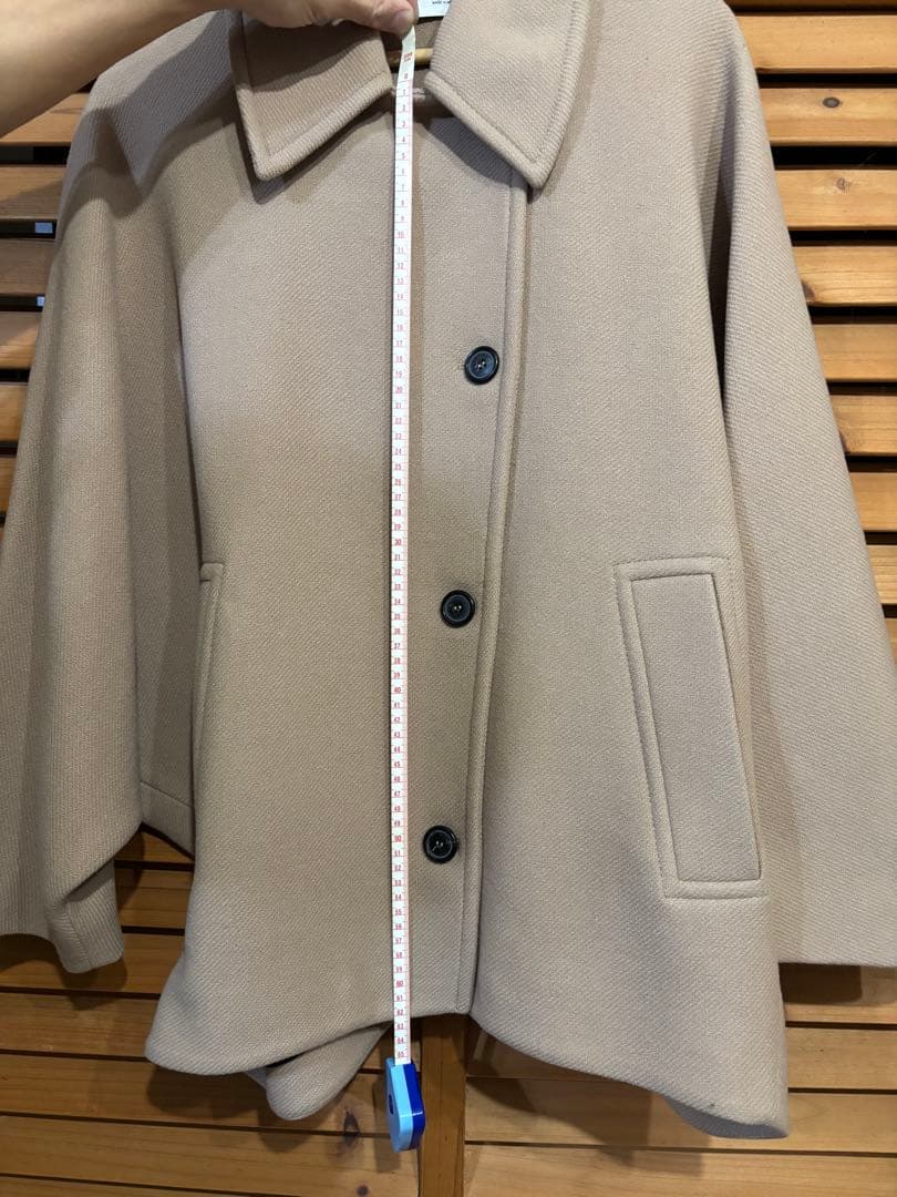 ZARA ショートウールブレンドコートオーバーサイズXXXS-XXS