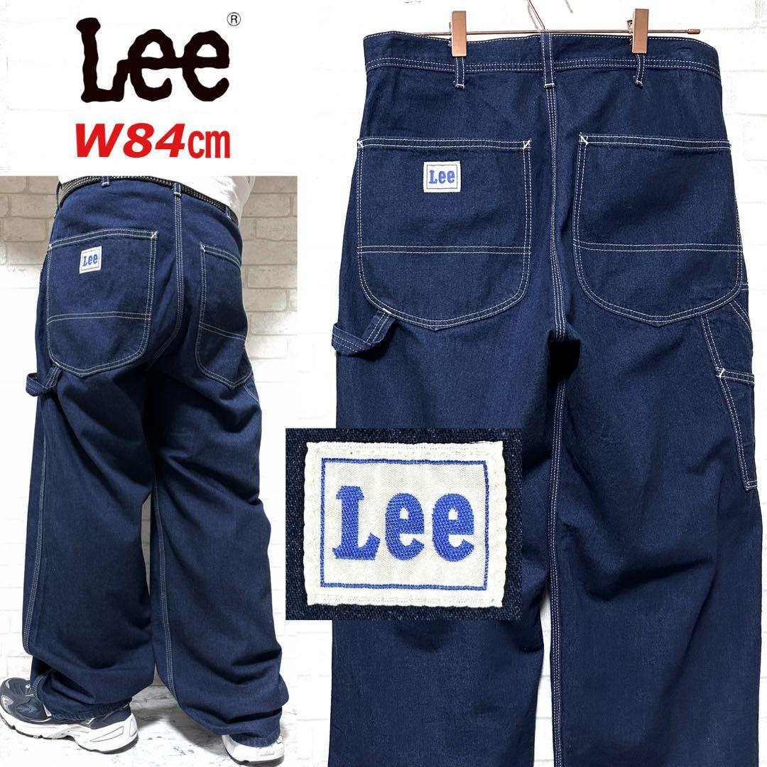 Lee 濃紺 極太 ワイドペインターパンツ バギーパンツ ワークパンツ