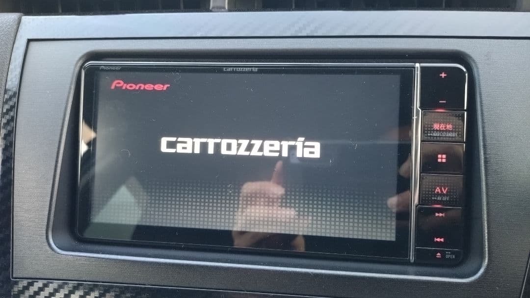 carrozzeria 楽ナビ AVIC-RW72　地図2021年度