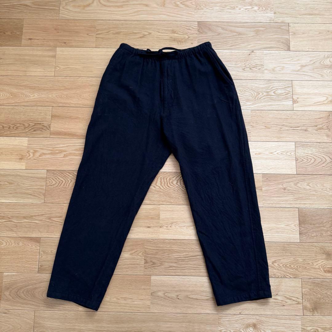 COMOLI コモリ 22AW リファインウール ドローストリングイージーパンツ