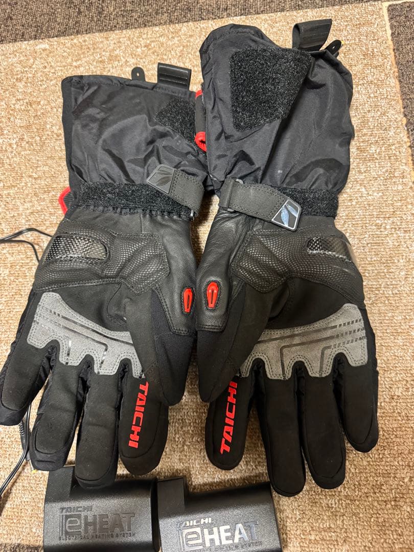 eHEAT 電熱グローブ RS TAICHI タイチ RST648 レッド L