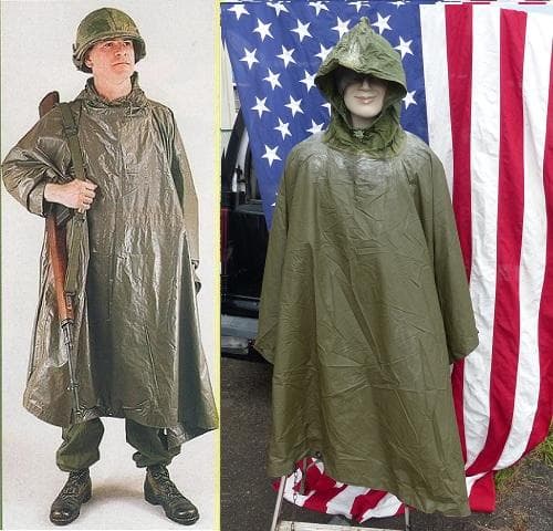 レア！ 1984” 米軍実物 OD ポンチョ リップストップ　 43