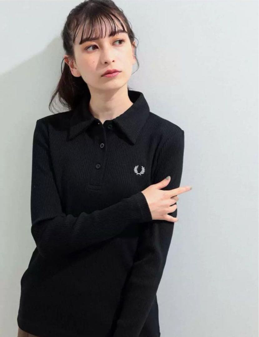 フレッドペリーロングスリーブポロシャツ