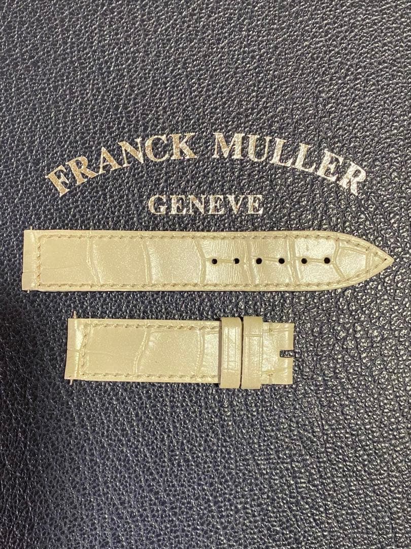 16mm フランクミュラー 純正 パールホワイト ストラップ ベルト