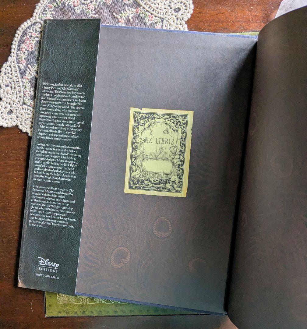 ディズニーファン必見！まるでホーンテッドマンションの扉を開けたような♪　古書洋書