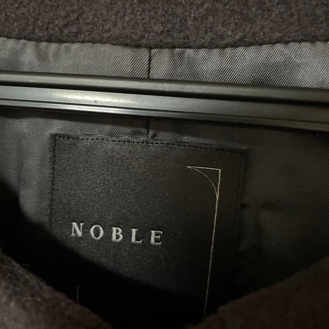 NOBLE ノーブル カラーレスジップショートコート