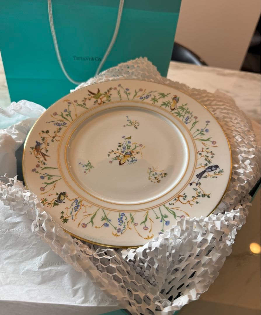 正規品 ティファニー Tiffany 食器 ジャルダン プレート ポーセリン