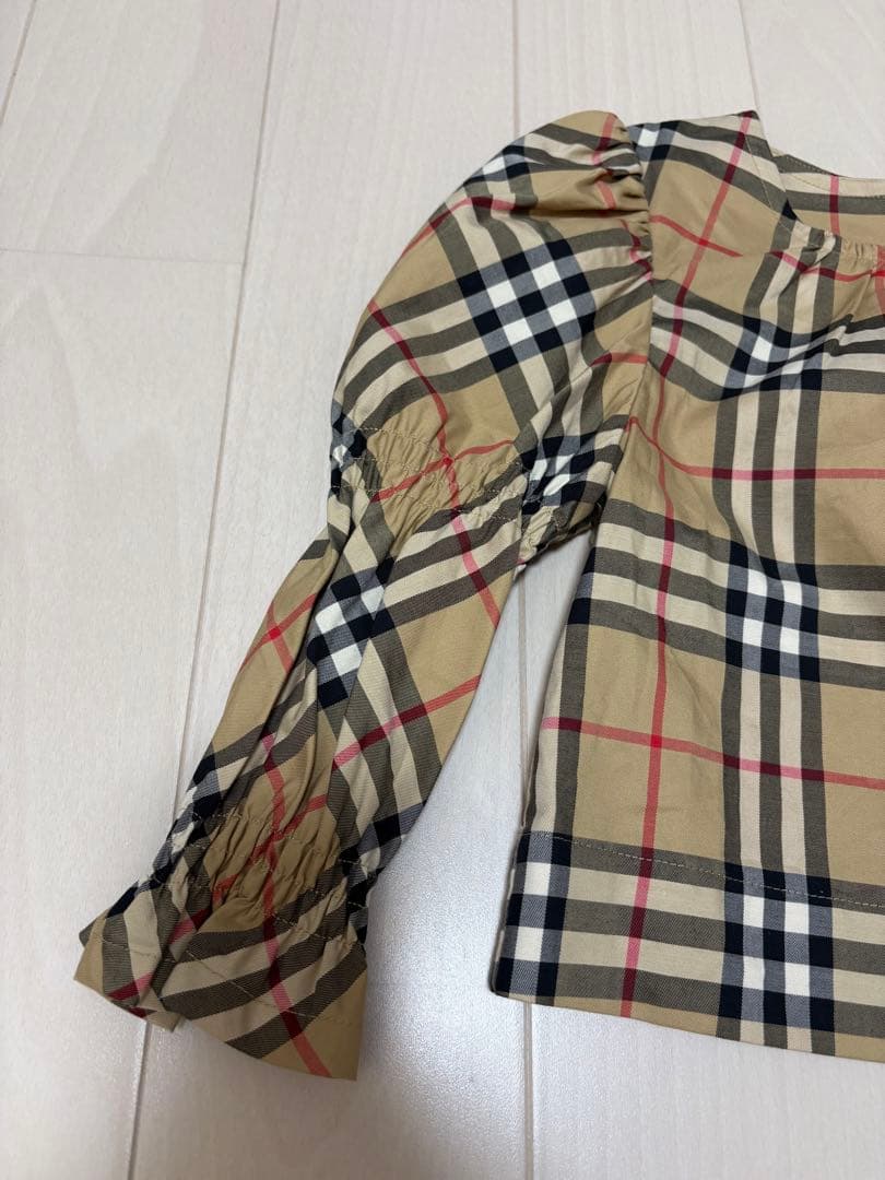 【BURBERRY/バーバリー】長袖 4Y104㎝ ノバチェック発表会食事会