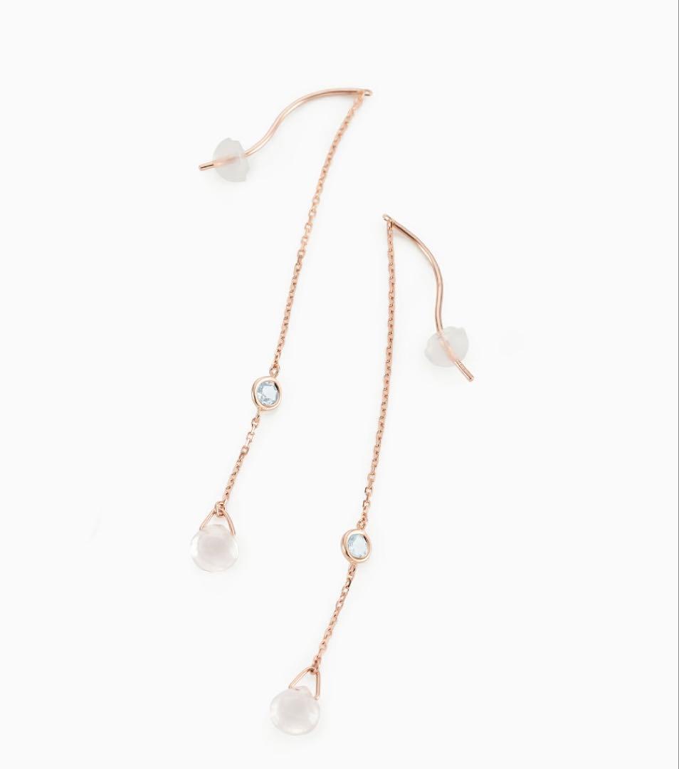 フェスタリア　ピアス　K10 ピンクゴールド　アメリカンピアス　festaria