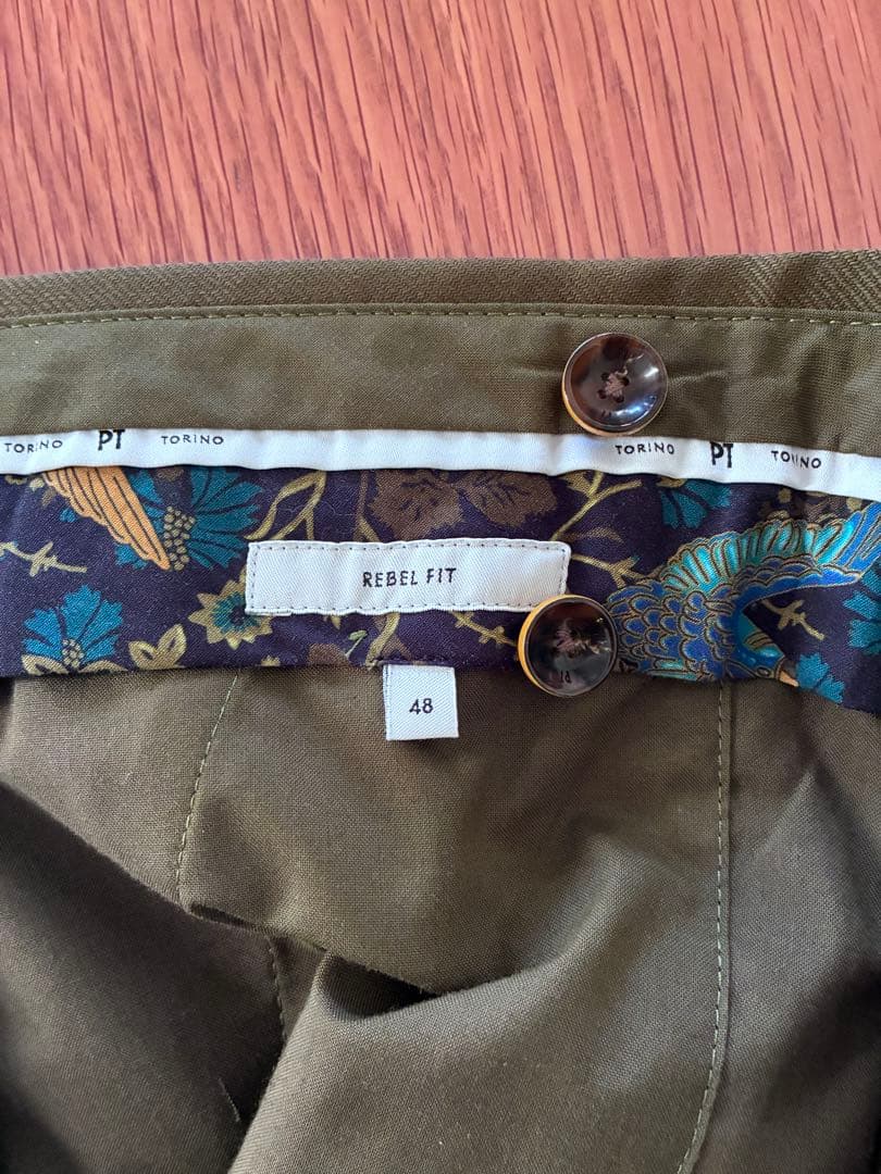 新品未使用　PT TORINO　REBEL FIT サイズ48 オリーブ