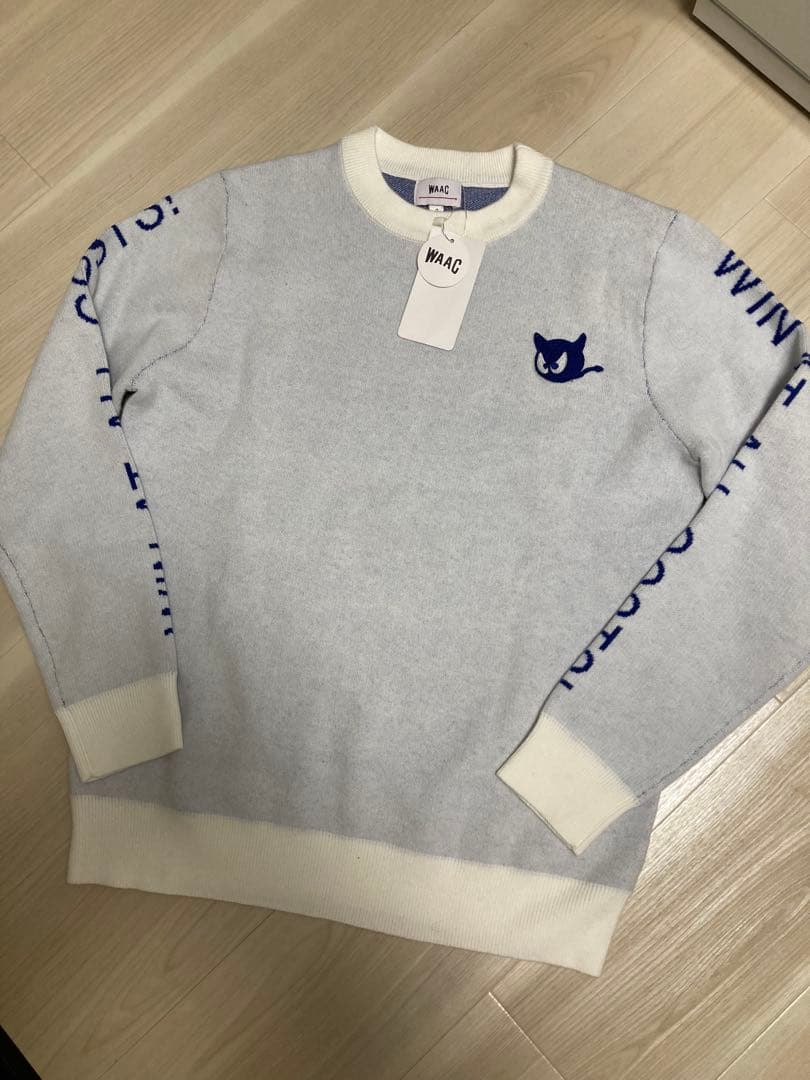 ラスト1 新品WAACゴルフメンズニットMサイズ