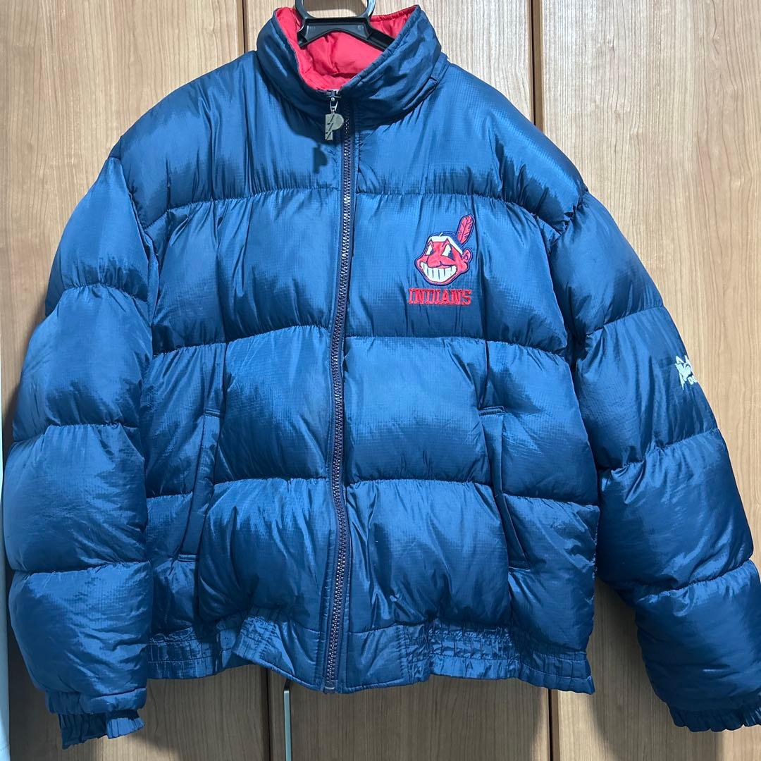 Pro Player インディアンズ ダウンジャケット XGD/XL ネイビー