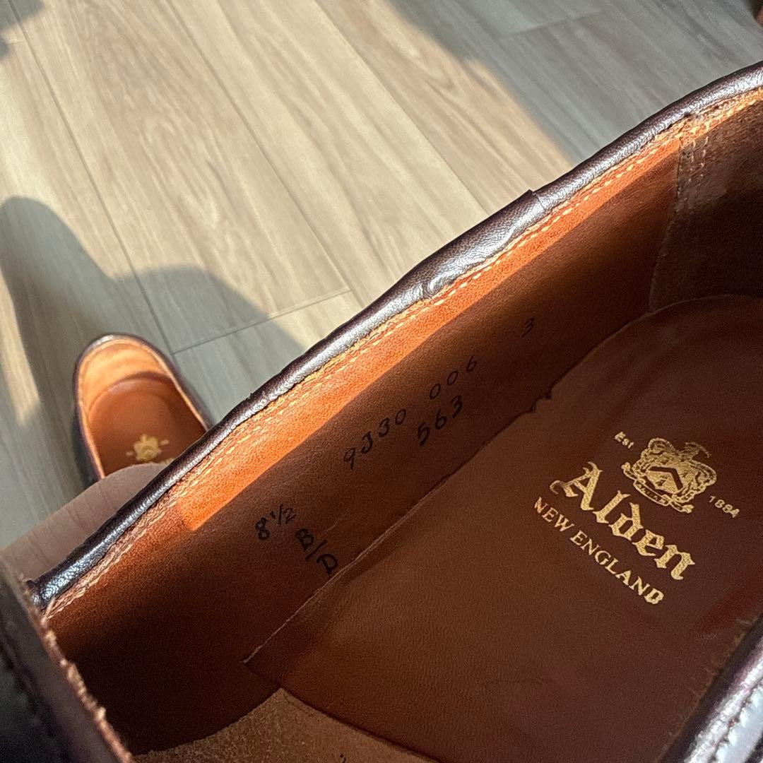 Alden　オールデン　タッセルローファー　バーガンディ　サイズ8ハーフ