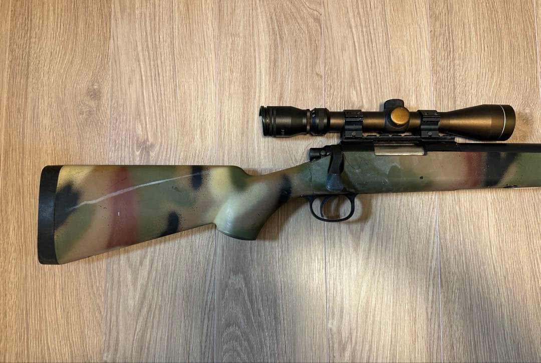迷彩スナイパーライフル VSR-10 シモンソン製 スコープ＆サイレンサー付き