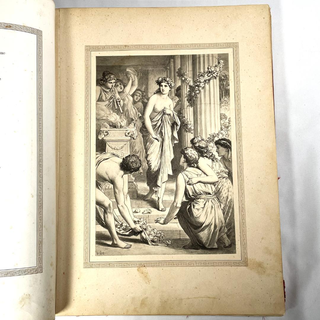 「アモルとプシュケ」ポール・トゥマン挿絵 別刷りイラスト９点に加え文中カット多数