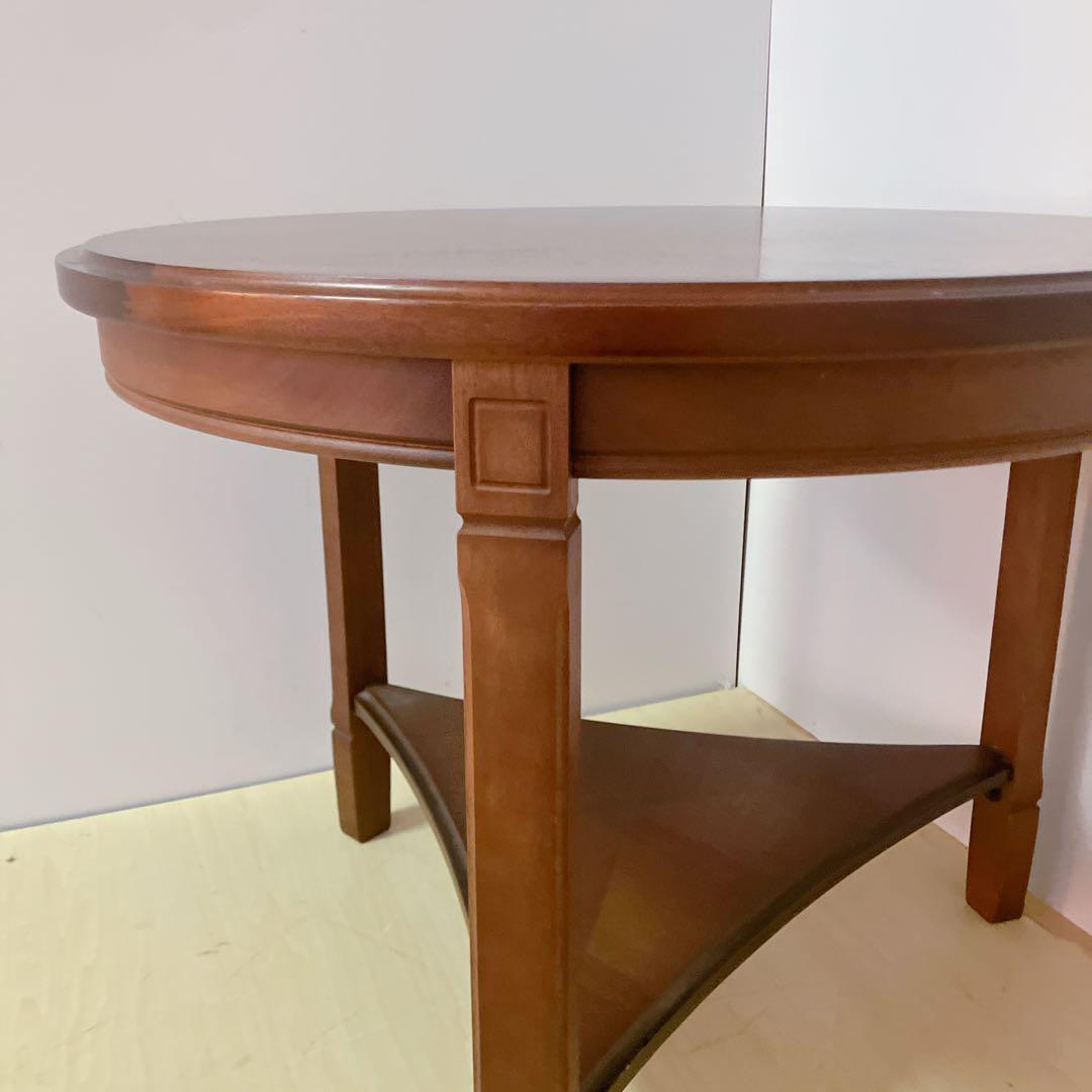 マルニ木工　maruni 地中海シリーズ　ラウンドテーブル　ローテーブル　サイド