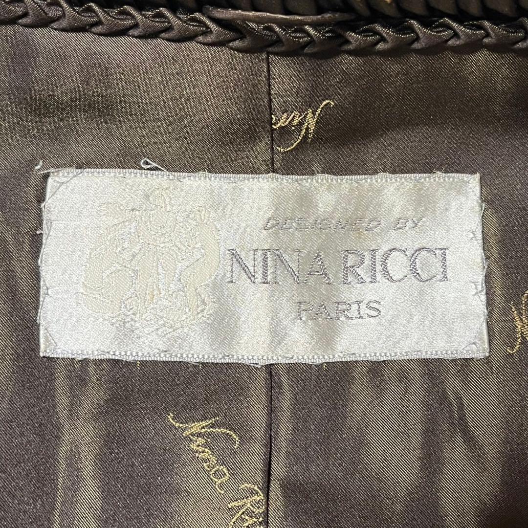 ニナリッチ ミンク 毛皮 コート 13 高級 着丈91cm