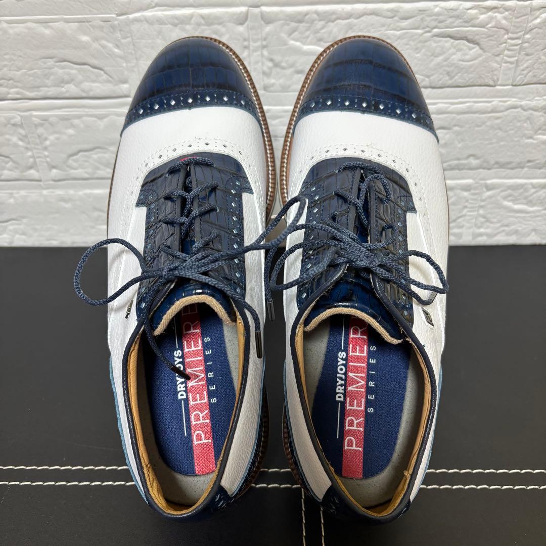未使用 FootJoy ドライジョイズ プレミア ターロウ ゴルフシューズ 美品