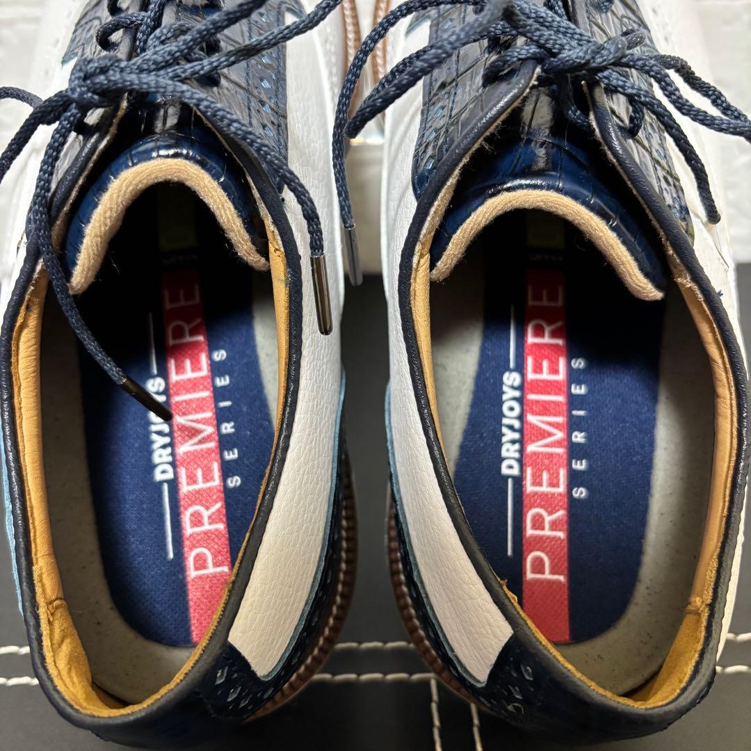 未使用 FootJoy ドライジョイズ プレミア ターロウ ゴルフシューズ 美品
